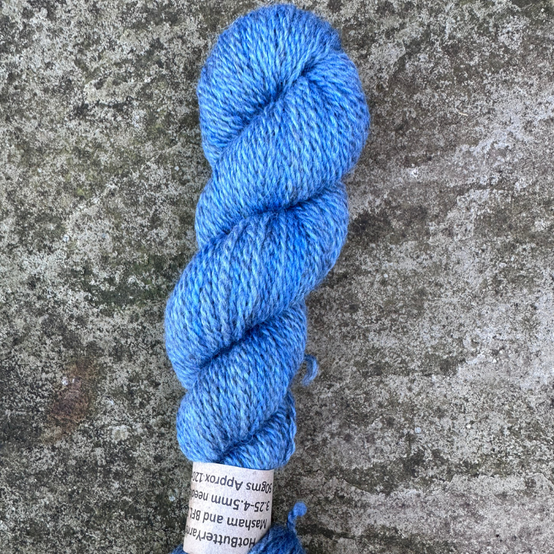 Hot Butter Yarns Blue Faced Leicester DK