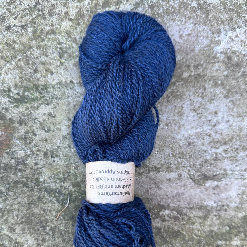 Hot Butter Yarns Blue Faced Leicester DK