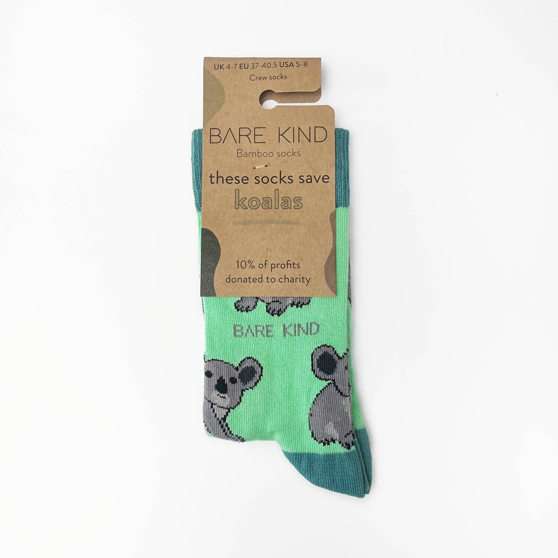 Bare Kind Save the Koalas Bamboo Socks