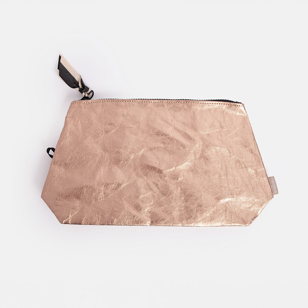 Caroline Gardner Rose Gold Kraft Bag