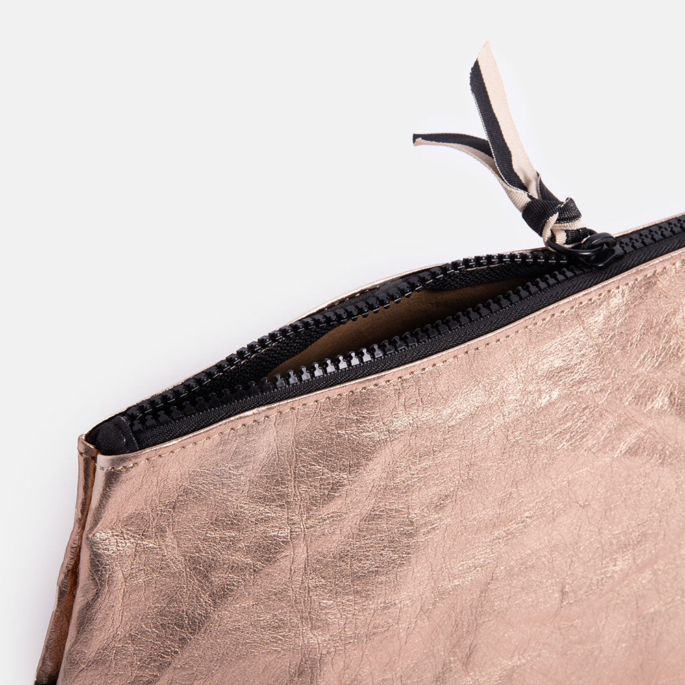 Caroline Gardner Rose Gold Kraft Bag