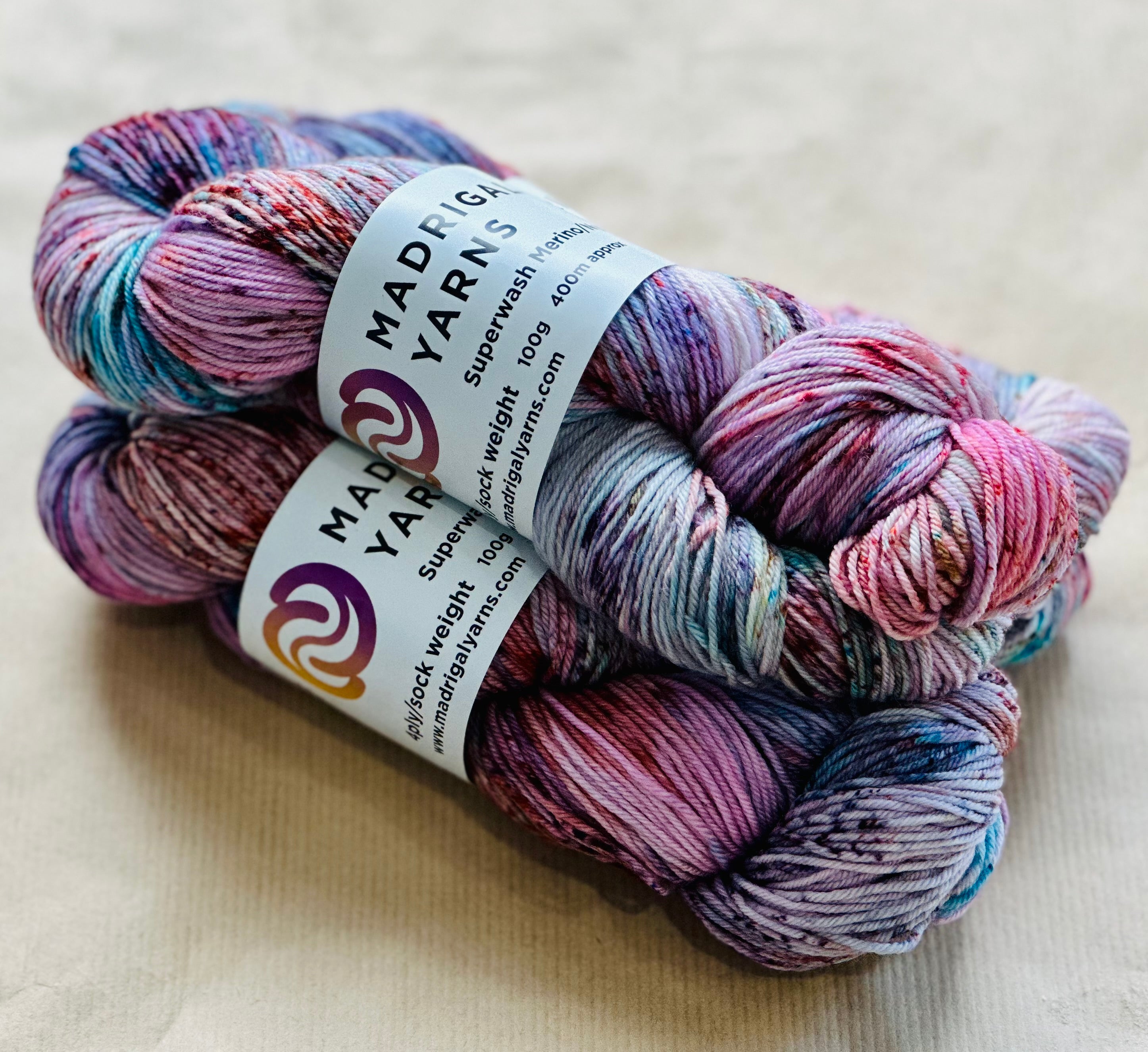 Madrigal Yarns Rose Bruise 4ply/Sock