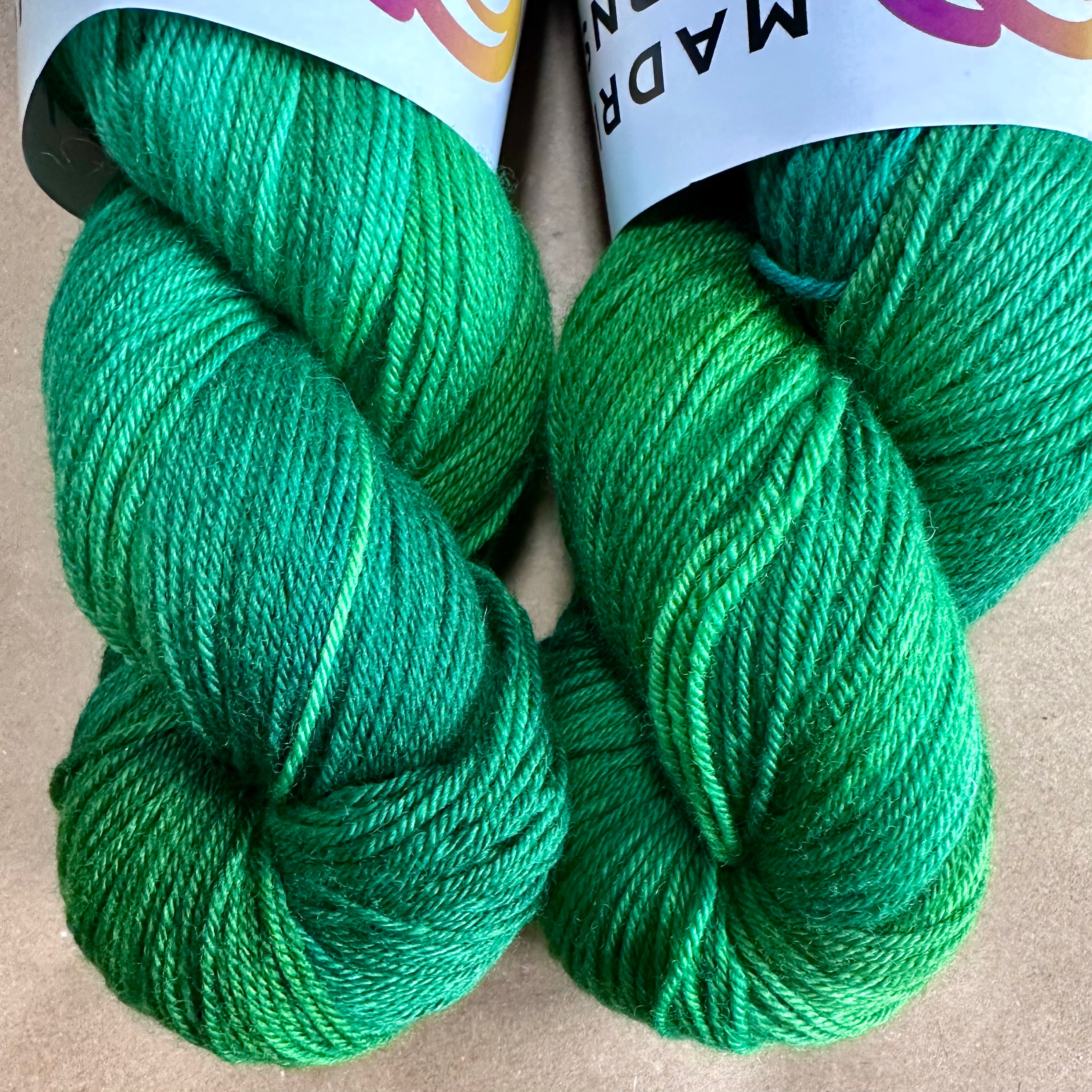 Madrigal Yarns Emeralds Fingering Yarn