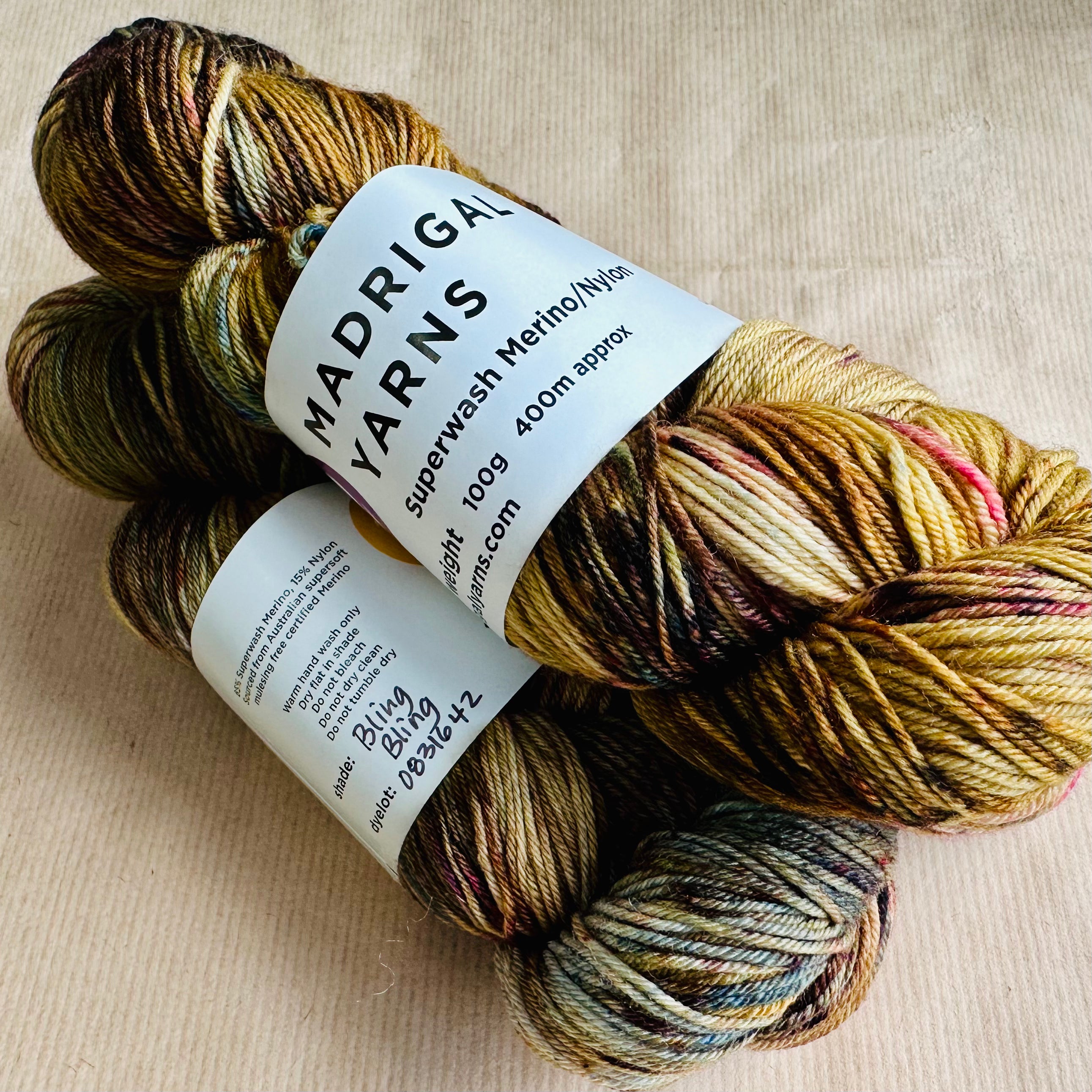 Madrigal Yarns Bling Bling 4ply/Sock