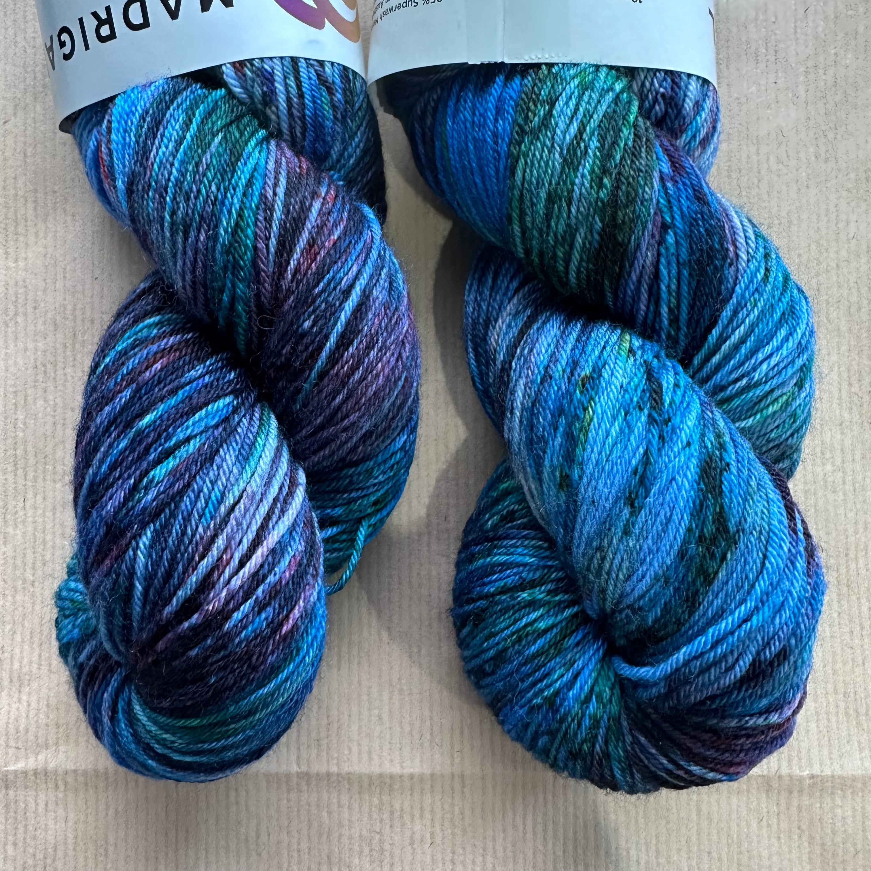 Madrigal Yarns Sapphire and Sin 4ply/Sock