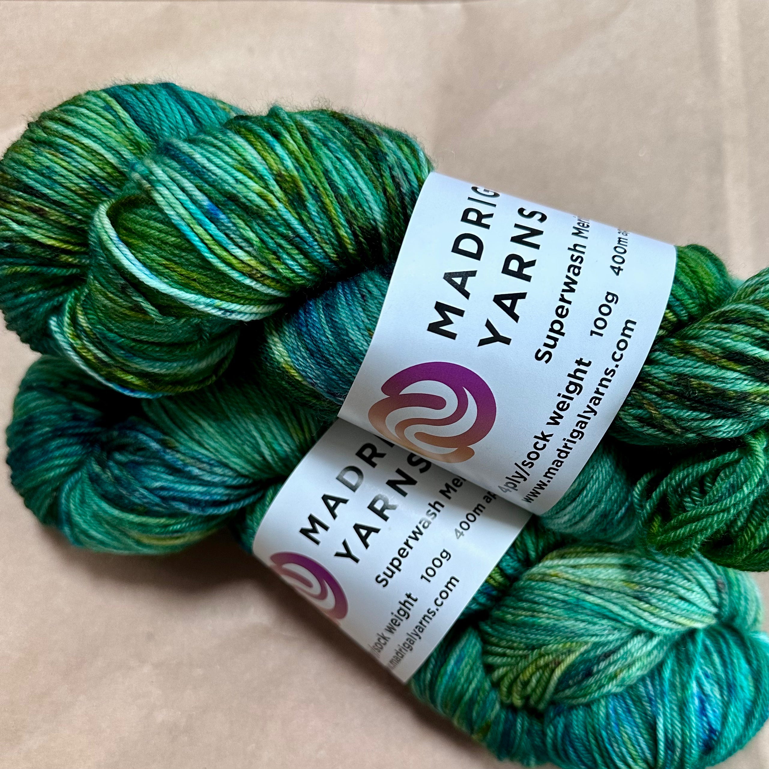 Madrigal Yarns The Greenback 4ply/Sock