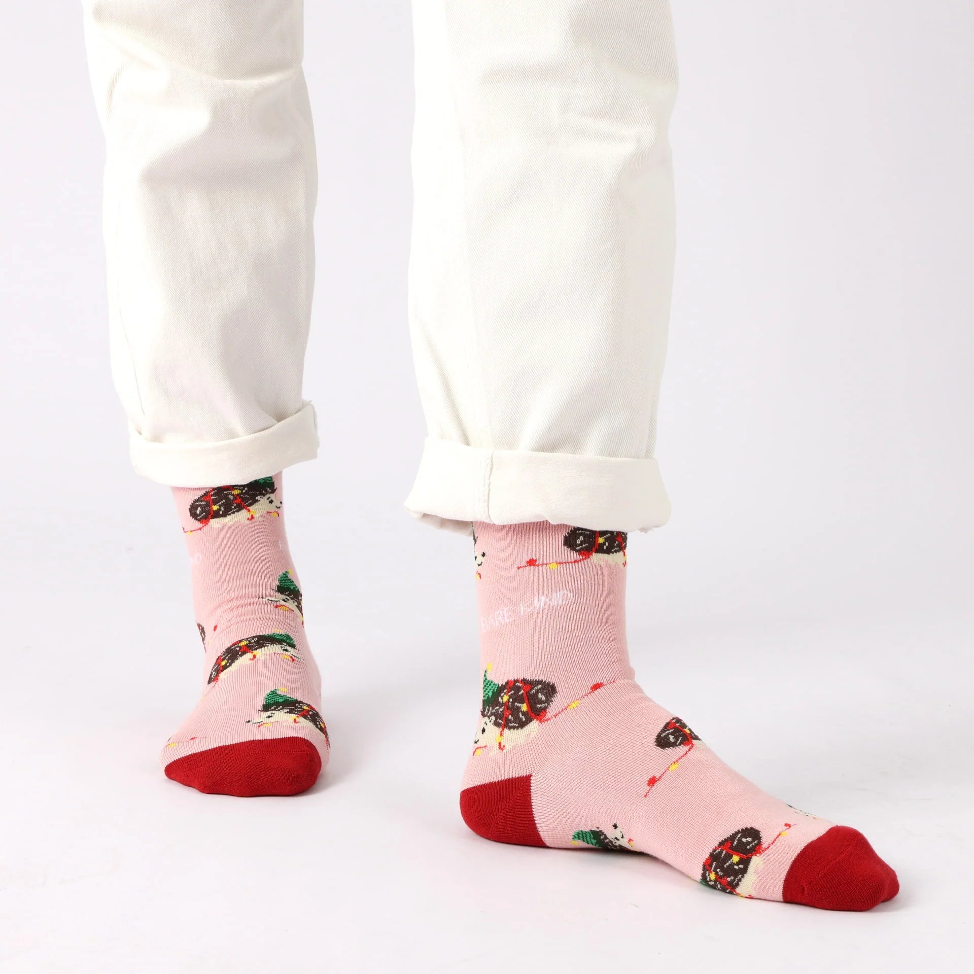 Bare Kind Christmas Save the Hedgehog Bamboo Socks