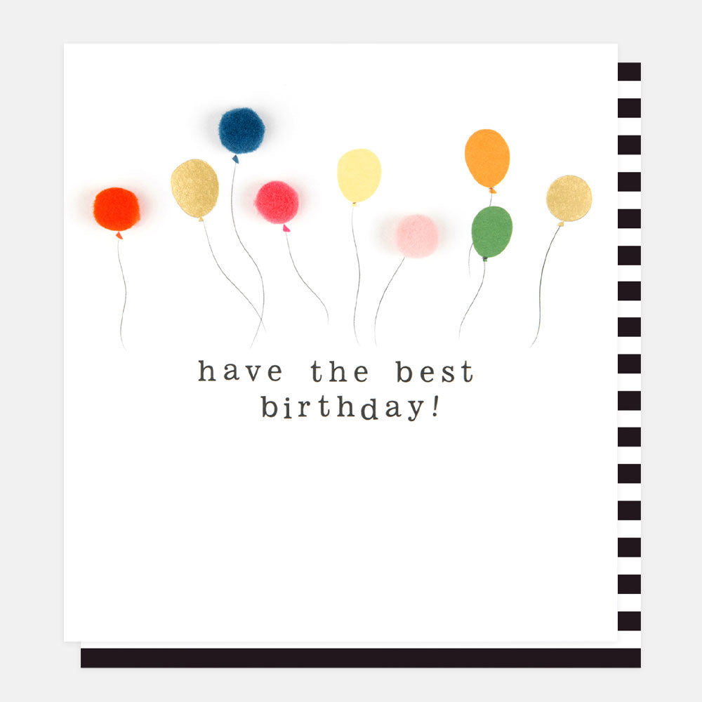 Caroline Gardner Greeting Card - Have the Best Birthday Balloons