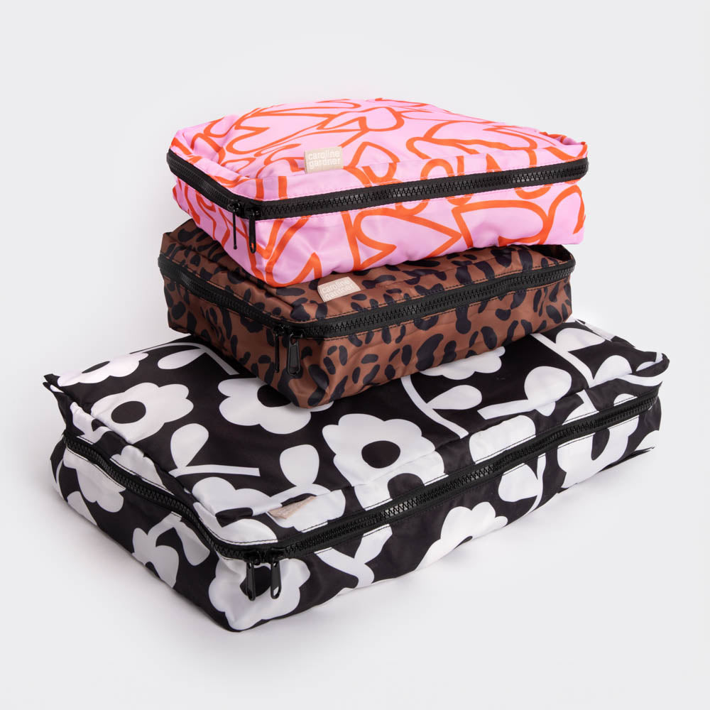 Caroline Gardner Set of 3 Packing Cubes