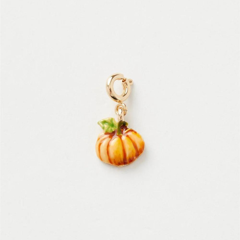 Fable Enamel Magical Pumpkin Charm/Stitch Marker