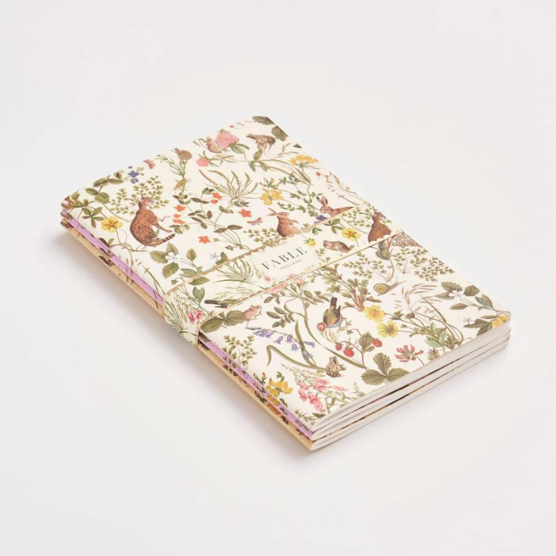 Fable Meadow Creatures Notebooks - pack of three