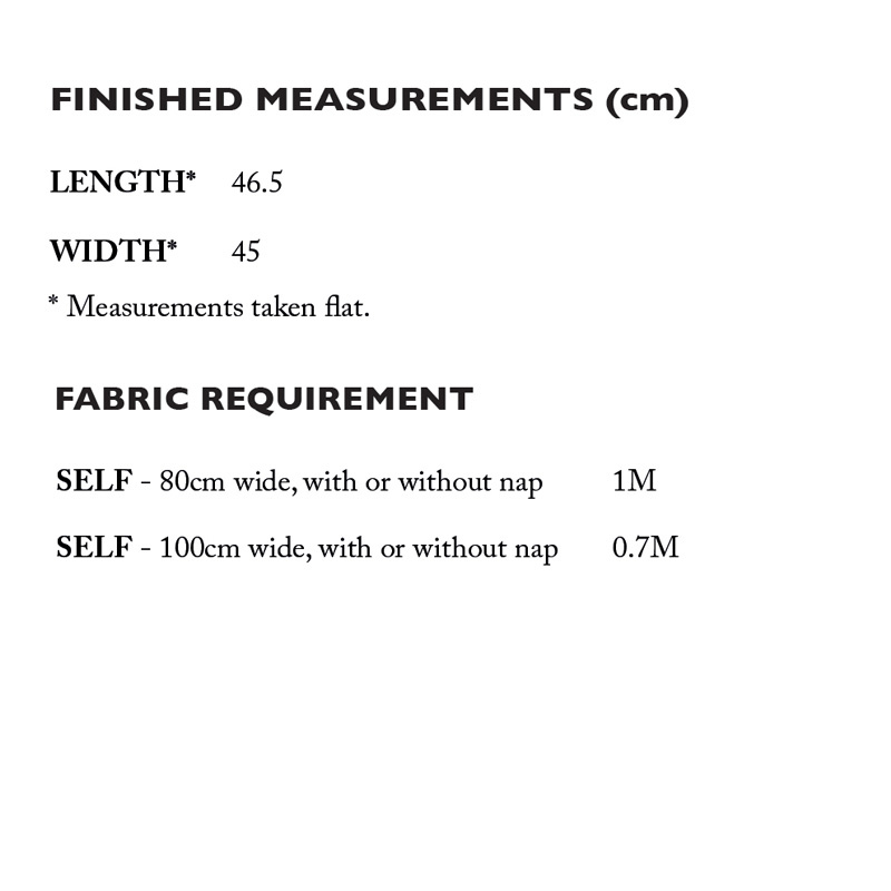 Merchant & Mills The Costermonger Bag Sewing Pattern