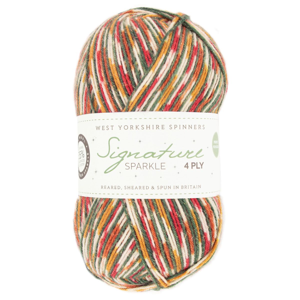 West Yorkshire Spinners Signature Sparkle 4ply - Yuletide