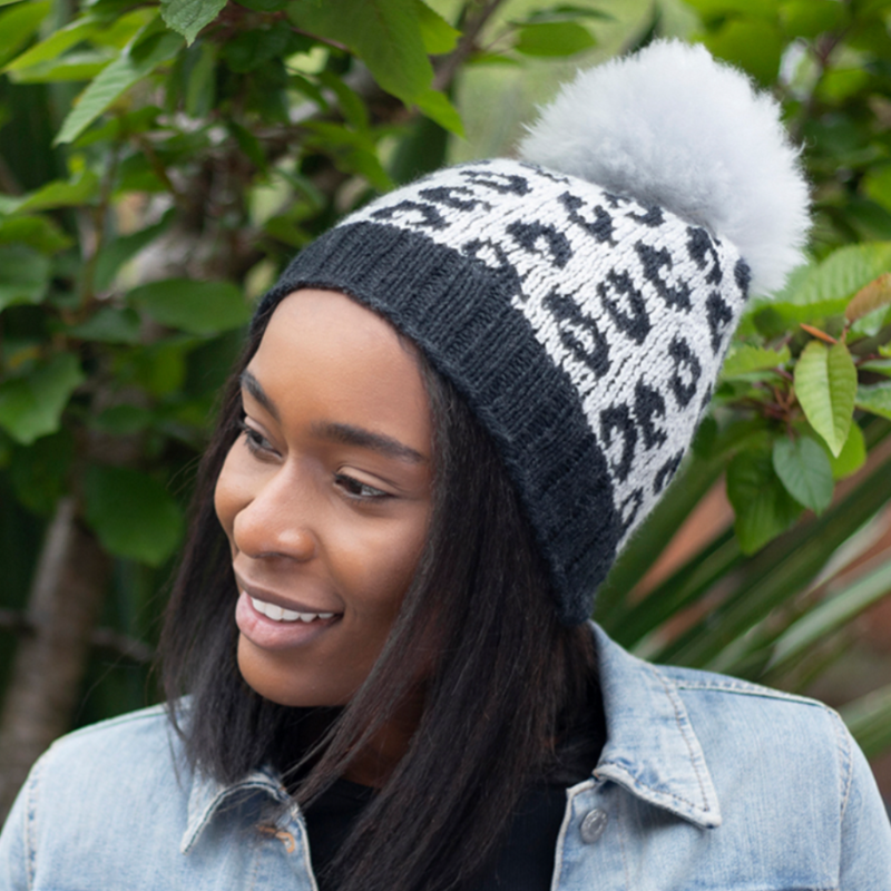 Toft Snow Leopard Hat Knitting Kit